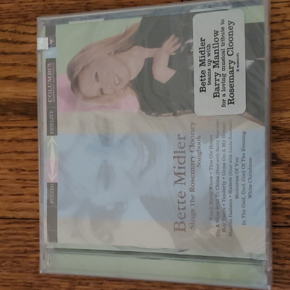 NEW (Factory Sealed) Bette Midler Signs The Rosemary Clooney Songbook CD